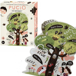 Puzzle Pucio: Co słychać? 2+ Nasza Księgarnia 12 el
