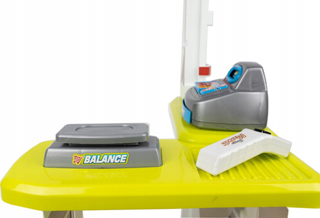 Sklep supermarket dla dzieci kasa fiskalna żółty