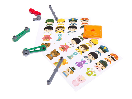 Edukacyjne klocki magnetyczne dla dzieci do układania Magical Magnet 162 elementy