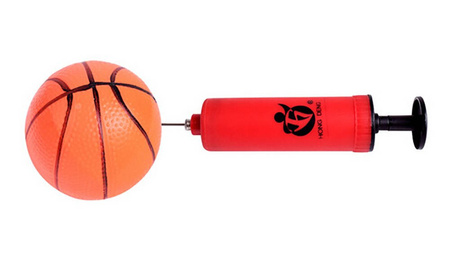 Zestaw do gry w koszykówkę dla dzieci z pompką i piłką Koszykówka Plac zabaw