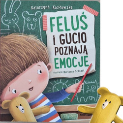 Feluś i Gucio poznają emocje Książaczka Nasza Księgarnia