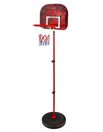 Zestaw do gry w koszykówkę dla dzieci z piłką i pompką Koszykówka Plac zabaw