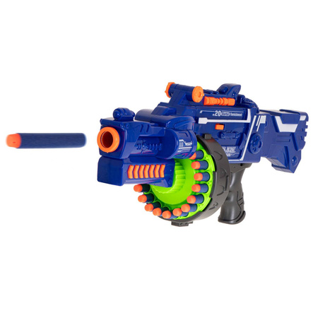 Karabin bębenowy Blaze Srorm i 40 snaboi NERF