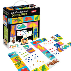 CzuCzu Gra Domino  - DInozaury 28 elementów