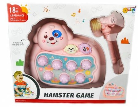 Zabawka edukacyjna gra zręcznościowa wbijak z młotkiem dla dzieci