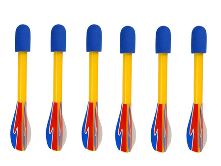 Zestaw strzelecki dla dzieci łuk sportowy ze strzałami niebiesko-czarny