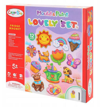 Zestaw do samodzielnego stworzenia magnesów DIY magnesy różne wzory