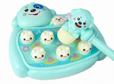 Zabawka edukacyjna gra zręcznościowa wbijak z młotkiem dla dzieci