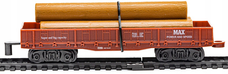 Realistyczna kolejka Rail King Elektryczny pociąg z 3 wagonami Parowóz dla dzieci