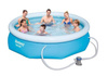 Basen rozporowy ogrodowy niebieski Bestway 305x76 cm filtr pompa