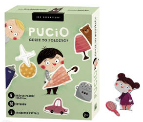 Gra edukacyjna Pucio Gdzie to położyć? Nasza Księgarnia