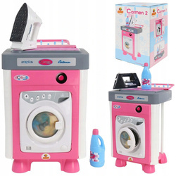 Zestaw do sprzątania dla dzieci z pralką suszarką i żelazkiem WADER - POLESIE 57907