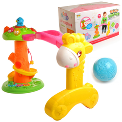 Interaktywny chodzik Pchacz edukacyjny dla dzieci z piłeczkami i zabawkami