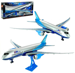 Duży samolot pasażerski na stojaku Air Super 787 dla dzieci 69cm