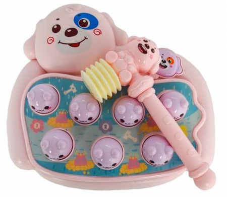 Zabawka edukacyjna gra zręcznościowa wbijak z młotkiem dla dzieci