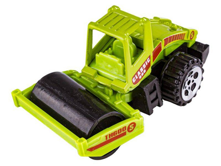 Zestaw resoraków pojazdy budowlane dla dzieci metalowe autka 6 sztuk