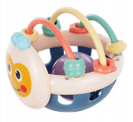 Wielofunkcyjna zabawka dla dziecka grzechotka gryzak kula sensoryczna