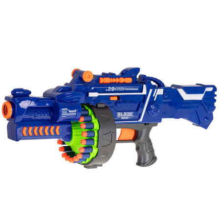 Karabin bębenowy Blaze Srorm i 40 snaboi NERF