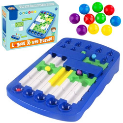 Edukacyjna gra logiczna dla dzieci układanka tor dla kulek logiczne puzzle