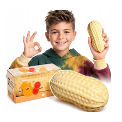 Gniotek antystresowy sensoryczny dla dzieci Orzeszek fistaszek orzech Squishy Chrupiący