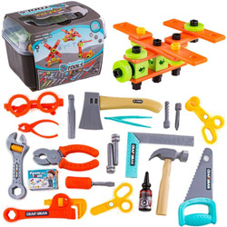 Zestaw klocków konstrukcyjnych narzędzi dla dzieci majsterkowanie 82 el