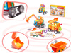 Edukacyjne klocki magnetyczne dla dzieci do układania Magical Magnet 162 elementy