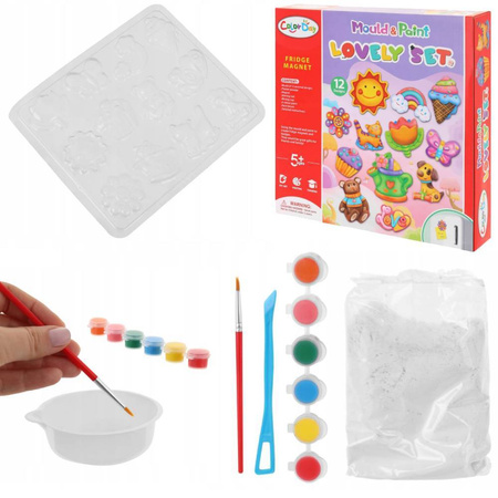 Zestaw do samodzielnego stworzenia magnesów DIY magnesy różne wzory