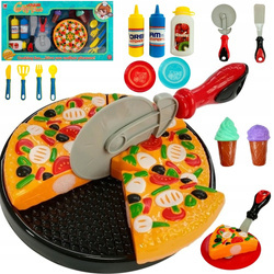 Zestaw do robienia pizzy z akcesoriami dla dzieci Lody Przybory kuchenne 20 elementów