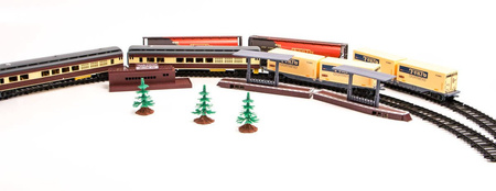 Duża kolejka elektryczna dla dzieci FENFA Pociąg z wagonami 325cm