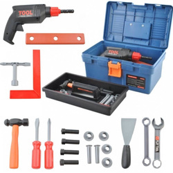 Zestaw skrzynka z narzędziami dla dzieci mały majsterkowicz