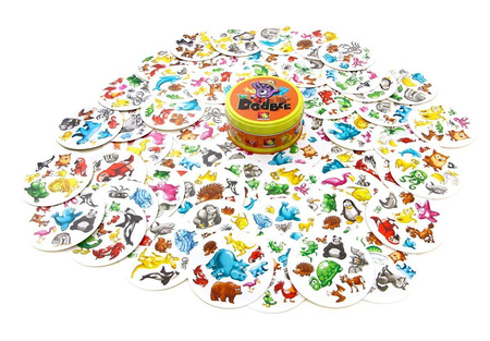 Gra Rodzinna Dobble Zwierzaki REBEL wersja polska