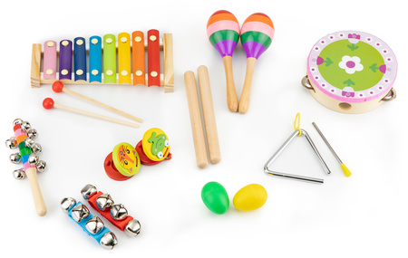 Zestaw muzyczny 14 instrumentów dla dzieci torba Ecotoys