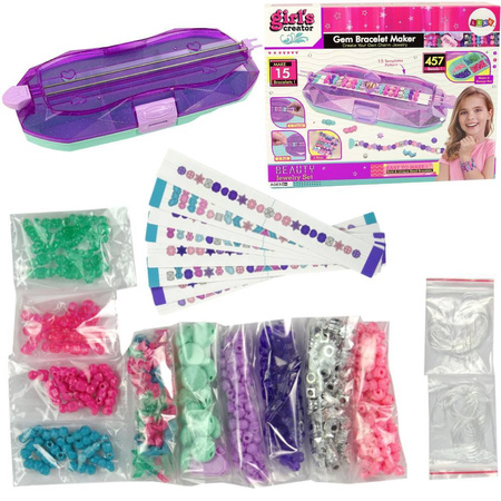 Zestaw do robienia bransoletek z koralików dla dzieci kreator koralik