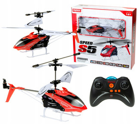 Duży helikopter zdalnie sterowany SYMA S5 dla dzieci na pilota samolot czerwony