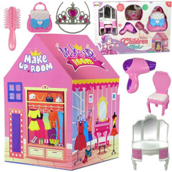 Namiocik namiot dla dzieci plac zabaw salon piękności akcesoria korona