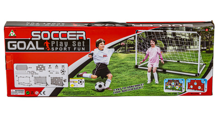 Zestaw piłkarski Bramka do piłki nożnej dla dzieci z piłką i pompką