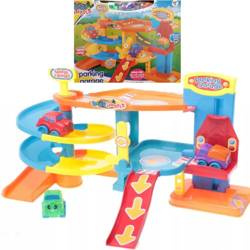 Piętrowy parking garaż dla samochodów dla dzieci winda 3 autka