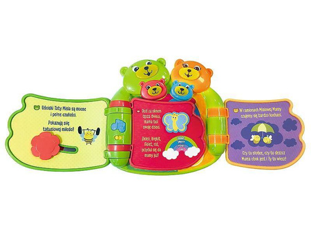 Książeczka Interaktywna Misiowa rodzinka Rymowanki-Przytulan