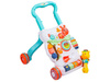 Edukacyjny muzyczny jeździk chodzik pchacz dla dzieci z zabawkami