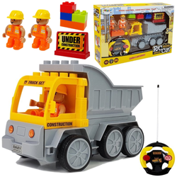Auto RC dla dzieci Duża wywrotka zdalnie sterowana z akcesoriami 13 elementów