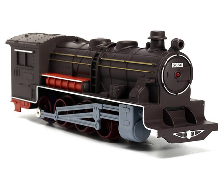 Duża kolejka elektryczna dla dzieci FENFA Pociąg z 7 wagonami i akcesoriami 1601A