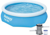 Basen rozporowy ogrodowy niebieski Bestway 305x76 cm filtr pompa