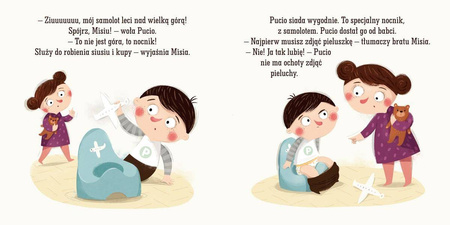 Książeczka Pucio chce siusiu, czyli pożegnanie pieluszki