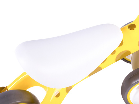 Mini rower rowerek biegowy Żyrafa dla dzieci jeździk chodzik żółty Ecotoys