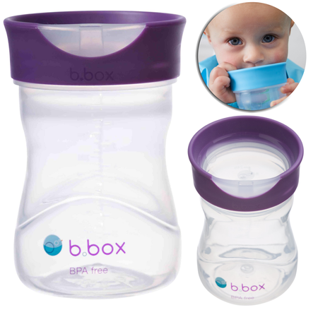 Kubek treningowy butelka do nauki picia dla dzieci BBox 240 ml winogronowy BB00632