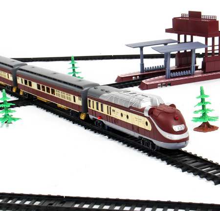 Duża kolejka elektryczna dla dzieci FENFA Pociąg z wagonami 325cm