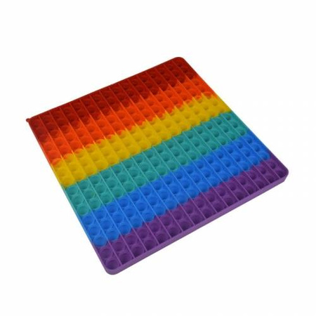 Duży kwadratowy Pop It zabawka sensoryczna antystresowa dla dzieci XXL 30x30cm