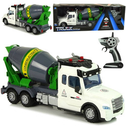 Zdalnie sterowany pojazd budowlany betoniarka dla dziecka światło dźwięk