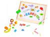 Edukacyjna magnetyczna tablica kredowa dla dzieci układanki Ecotoys HM3011271