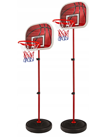 Zestaw do gry w koszykówkę dla dzieci z piłką i pompką Koszykówka Plac zabaw
